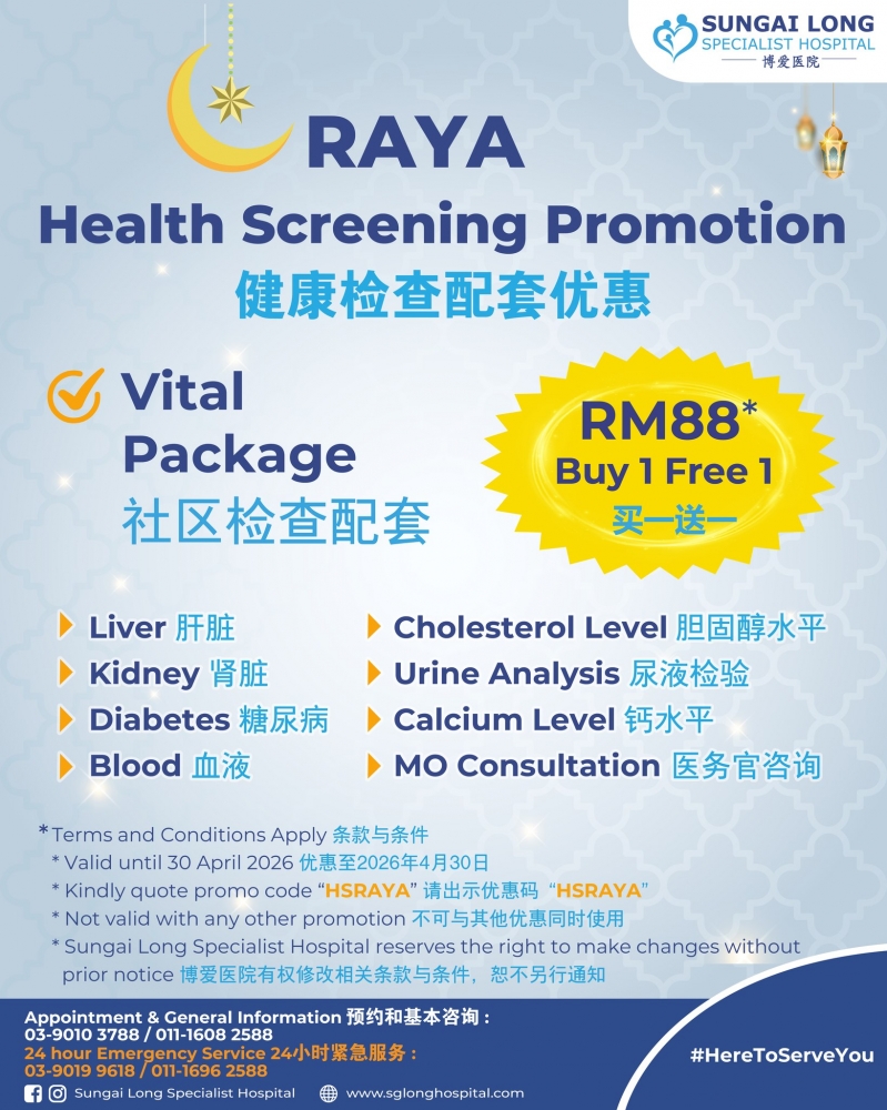 Raya Health Screening Promotion