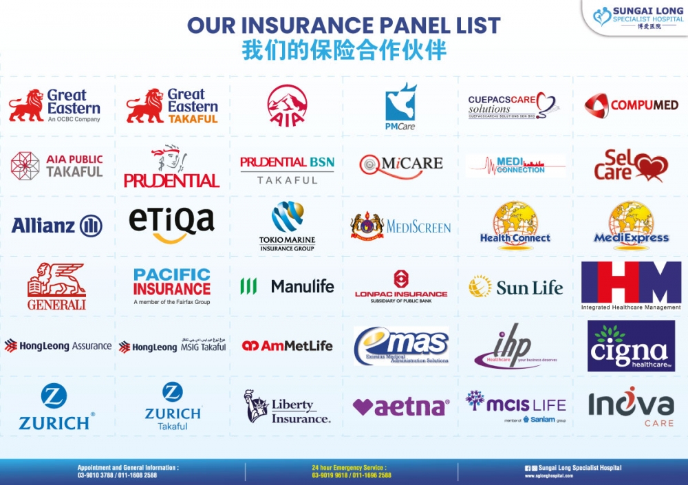 Our Insurance Panel List