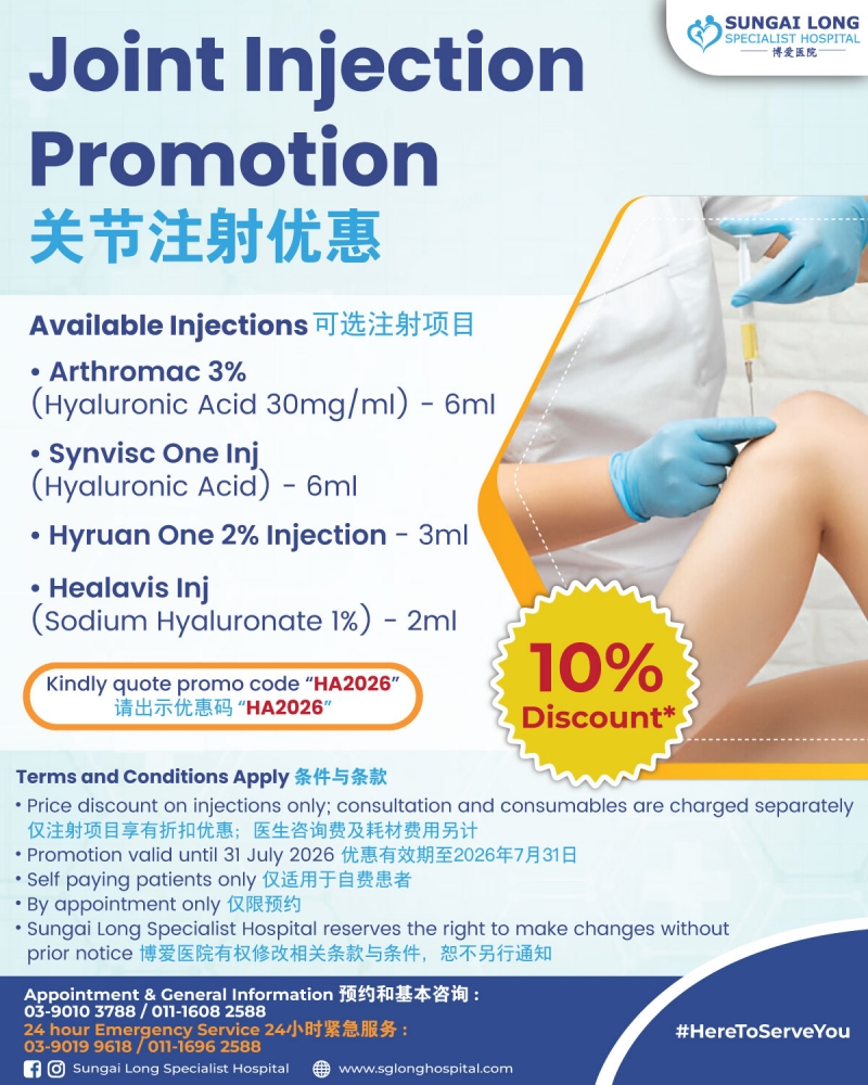 Joint Injection Promotion