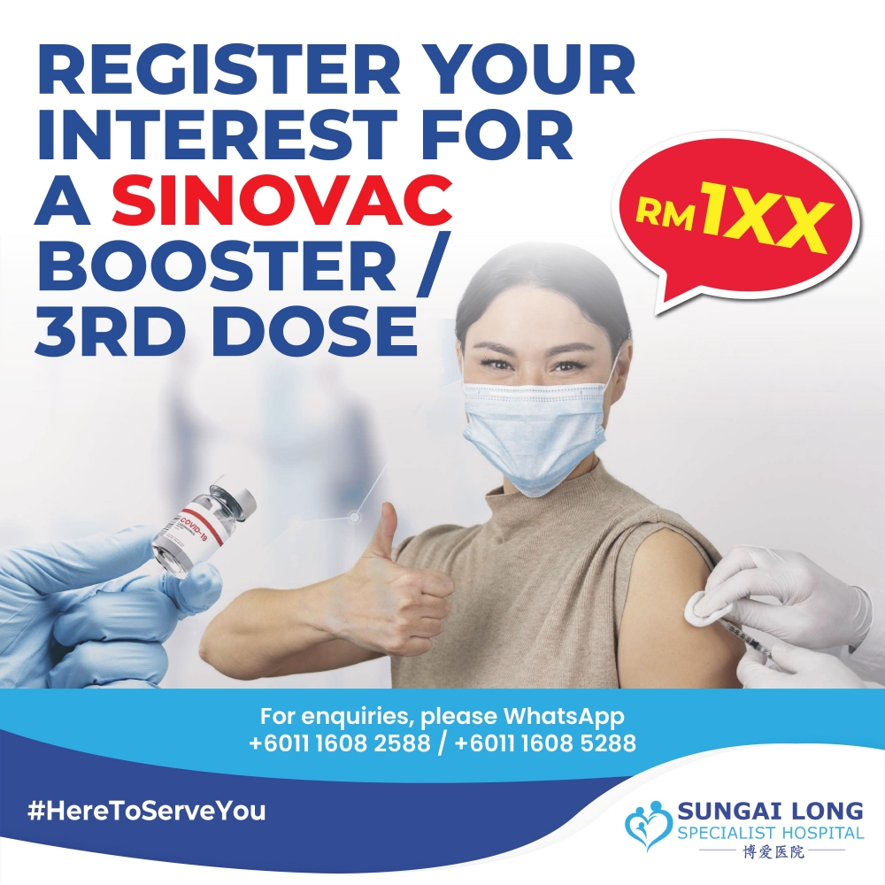 Sinovac Booster Dose Promotion